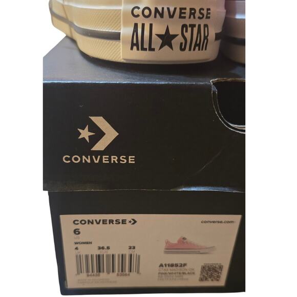 Converse CTAS Madison OX Shoes Pink/White/Black Women’s US 6 – New in Box - Picture 6 of 8